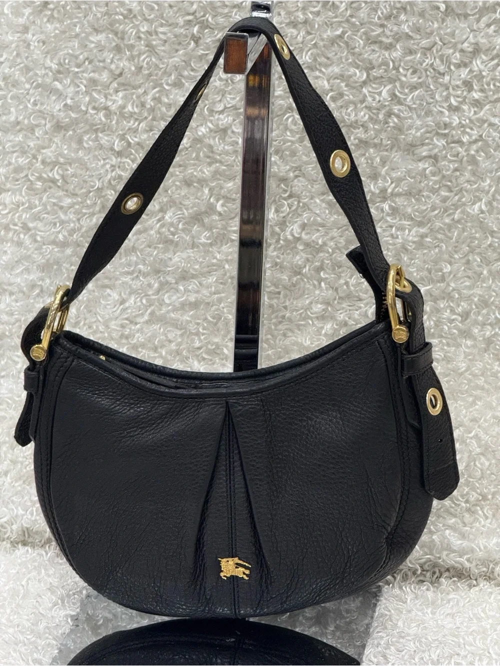 Burberry Black Hobo Bag